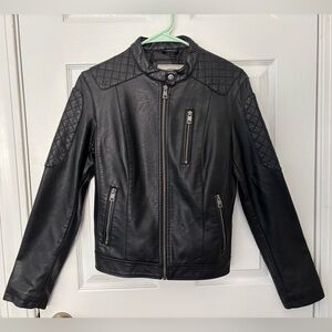 Levi’s Women’s Black Moto Biker Jacket, Size S